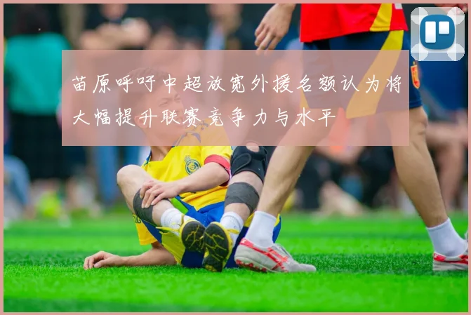 苗原呼吁中超放宽外援名额认为将大幅提升联赛竞争力与水平