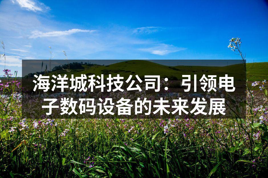 海洋城科技公司：引领电子数码设备的未来发展